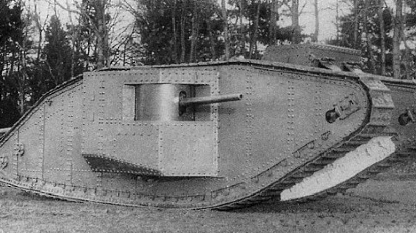 Materials used to build the first tanks.