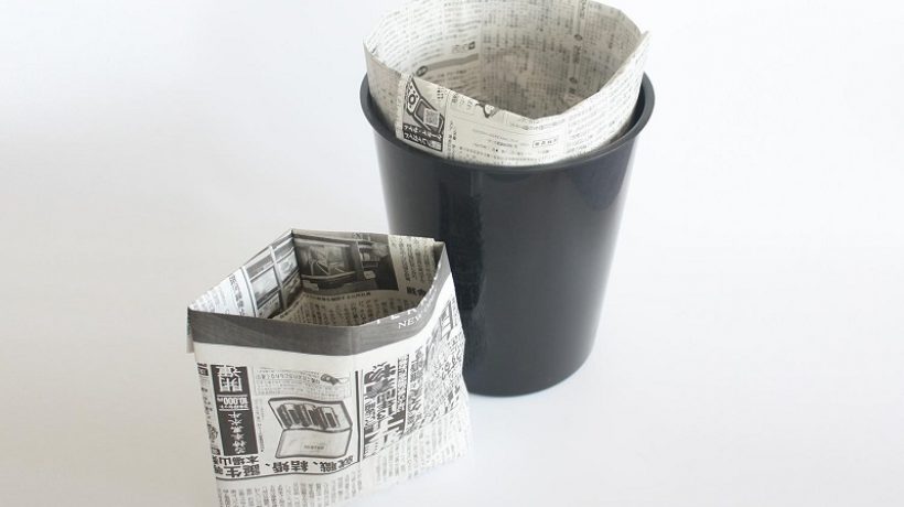 How to make paper trash bags and replace plastic ones