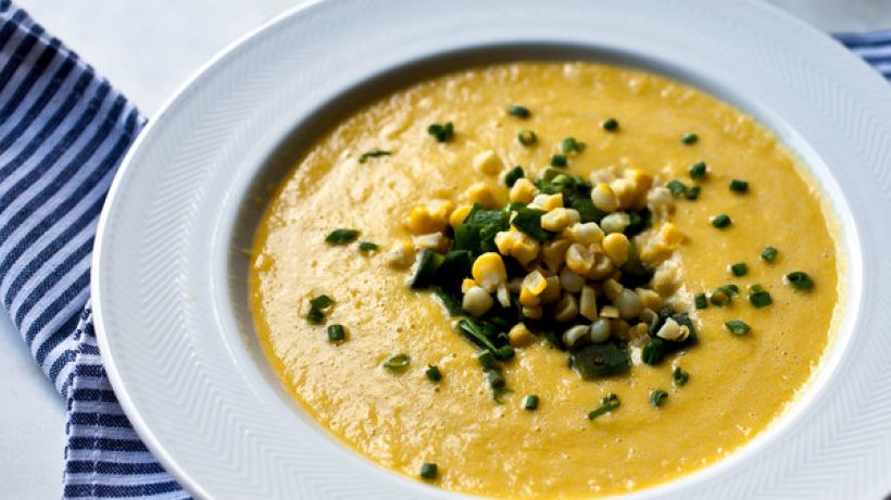 Corn poblano soup recipe