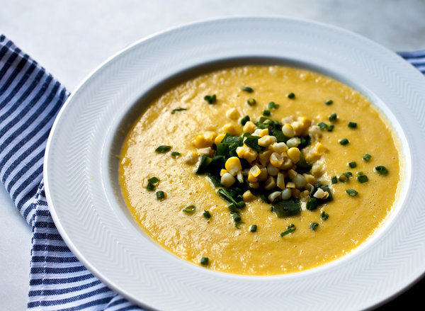corn poblano soup