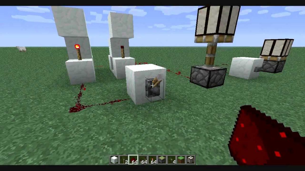 How to make a lever in Minecraft? Dino System