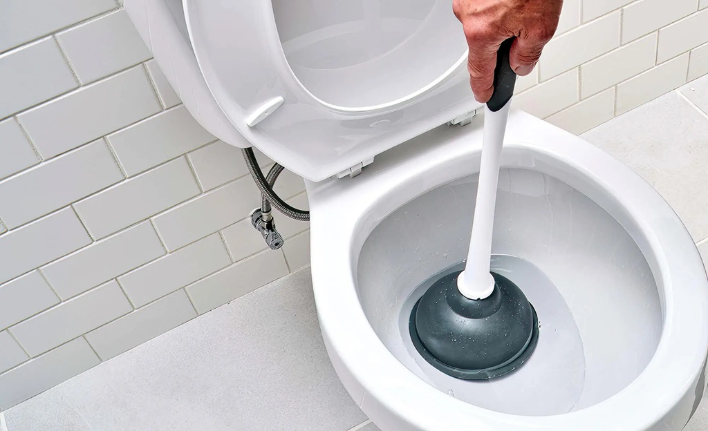 Flushed a paper towel down the toilet mishap 